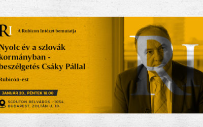 Rubicon-est: Nyolc év a szlovák kormányban – beszélgetés Csáky Pállal