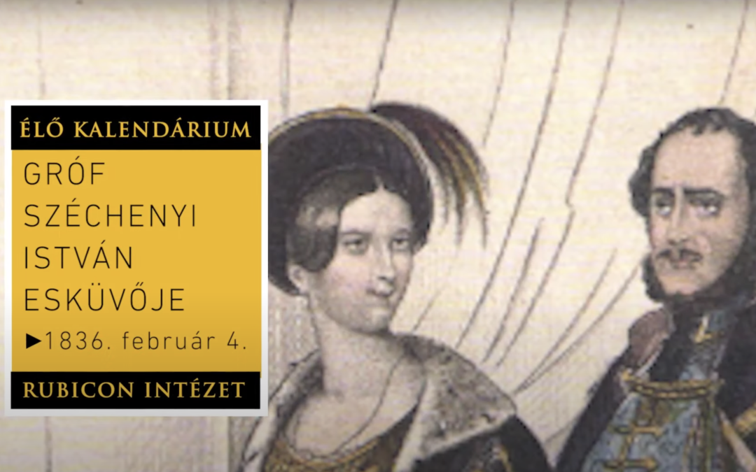 Gróf Széchenyi István esküvője Seilern Crescence bárónővel (1836. február 4.)