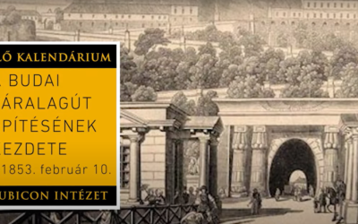 A budai váralagút építésének kezdete (1853. február 10.)