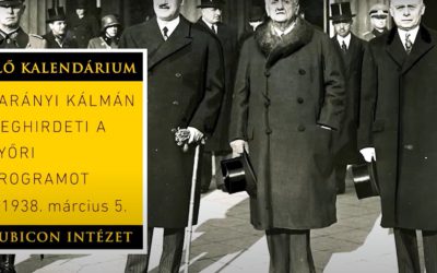 Darányi Kálmán meghirdeti a győri programot (1938. március 5.)