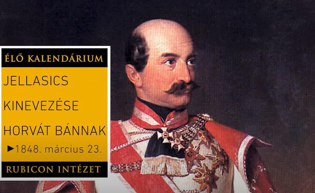 V. Ferdinánd Jellasicsot nevezi ki horvát bánnak (1848. március 23.)