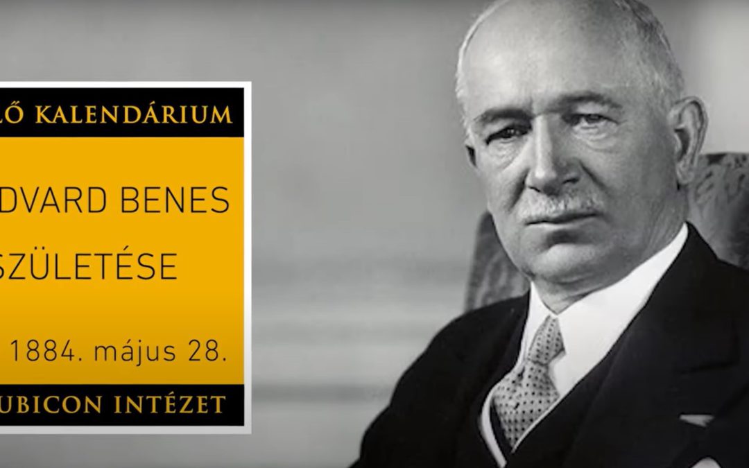 Edvard Benes cseh politikus születése – 1884. május 28.