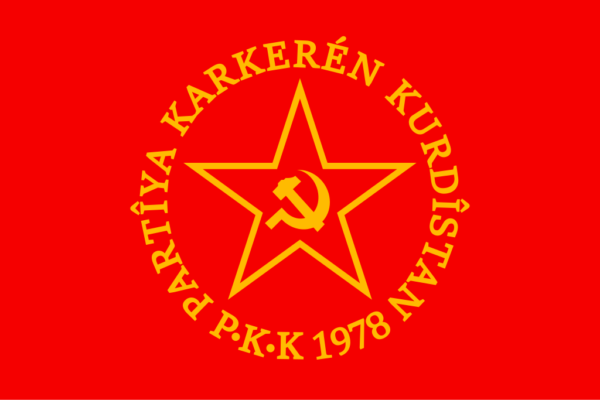 A PKK zászlaja 1978 és 1995 között 